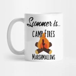 Summer Is Camp Fires & Marshmallows - S’mores Mug